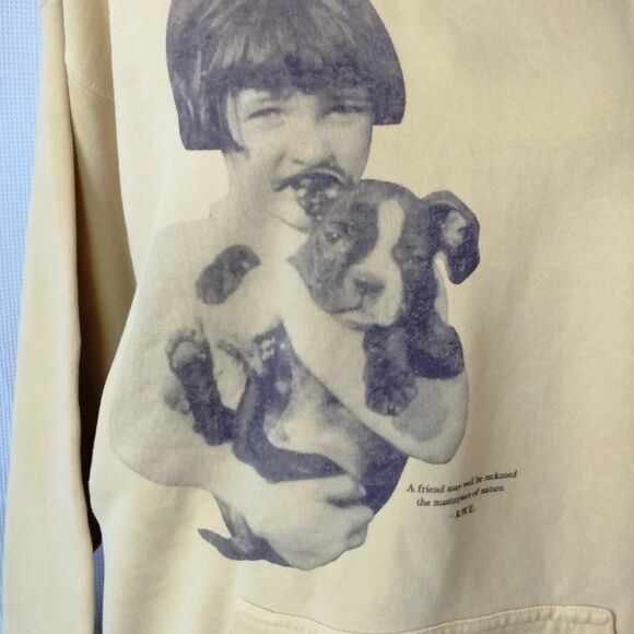 My Best Friend NEW Gold Pullover Hoodie UNISEX Comfort Colors MEDIUM or LARGE - Picture 6 of 8